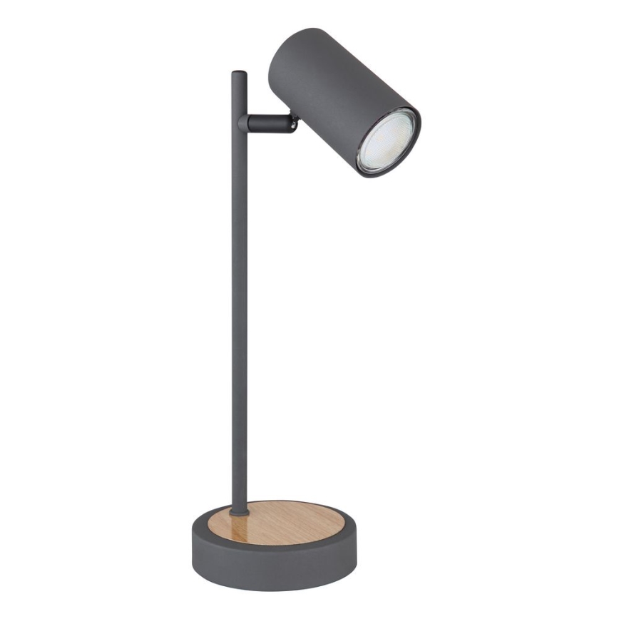 Globo - Candeeiro de mesa 1xGU10/5W/230V cinzento/castanho