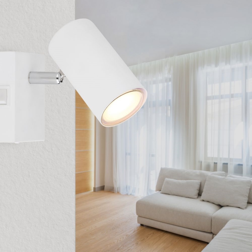 Globo - Foco de parede 1xGU10/25W/230V branco