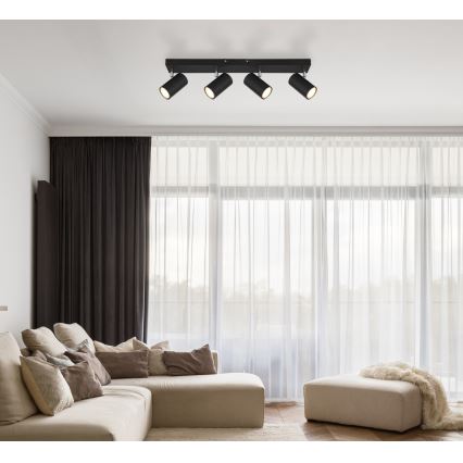 Globo - Foco 4xGU10/35W/230V preto