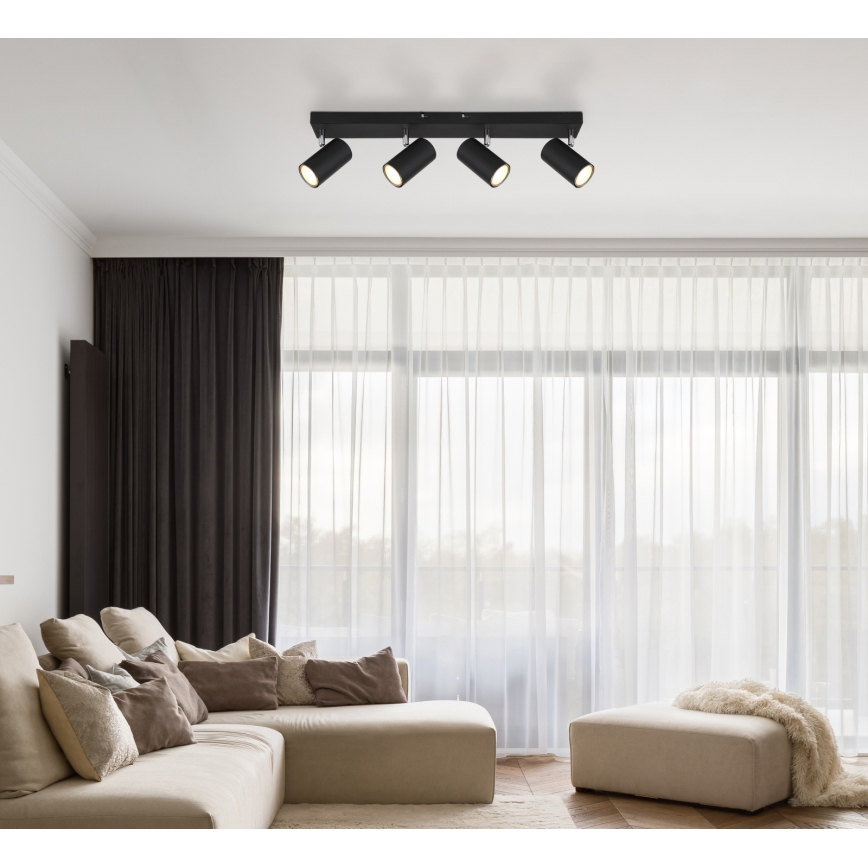 Globo - Foco 4xGU10/35W/230V preto