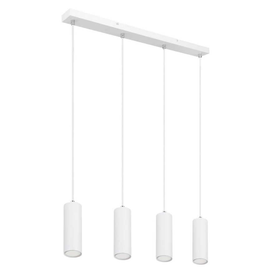 Globo - Candelabro suspenso 4xGU10/35W/230V branco