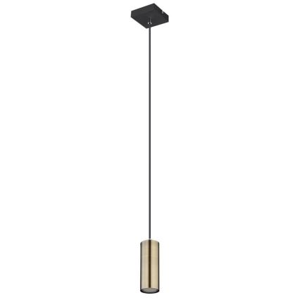 Globo - Candelabro suspenso 1xGU10/35W/230V preto/latão