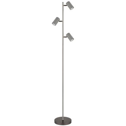 Globo - Candeeiro de chão 3xGU10/5W/230V cinzento