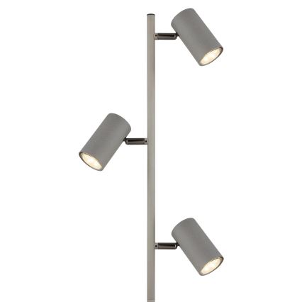Globo - Candeeiro de chão 3xGU10/5W/230V cinzento
