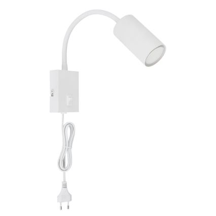 Globo - Candeeiro de parede flexível 1xGU10/25W/230V branco
