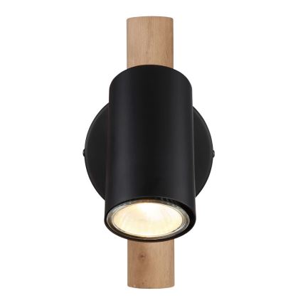 Globo - Foco de parede 1xGU10/5W/230V madeira/metal