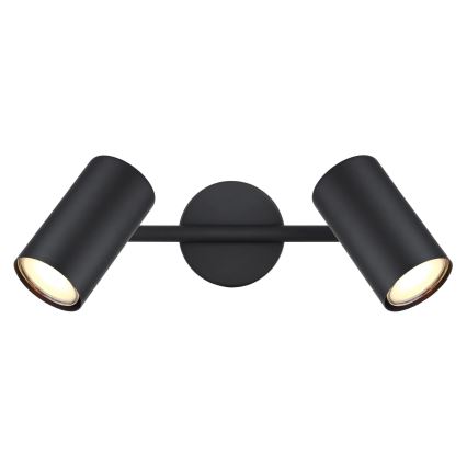 Globo - Foco 2xGU10/25W/230V preto