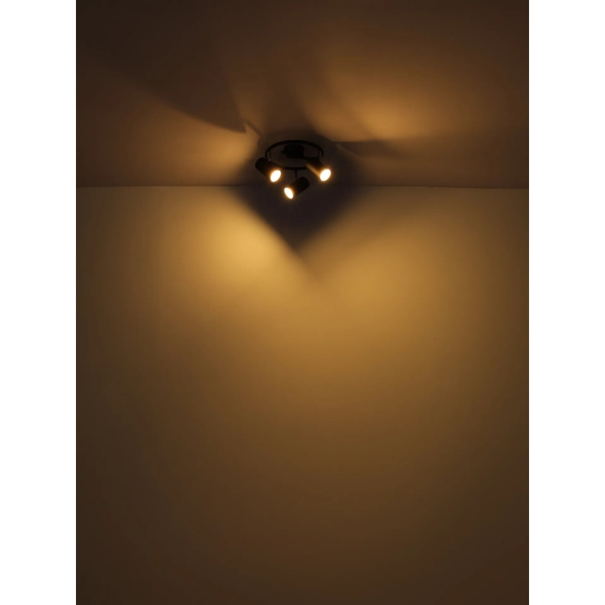 Globo - Foco 3xGU10/25W/230V preto