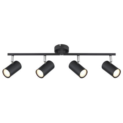 Globo - Foco 4xGU10/25W/230V preto