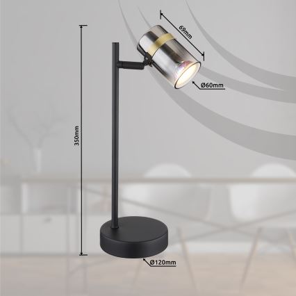 Globo - Candeeiro de mesa 1xGU10/8W/230V