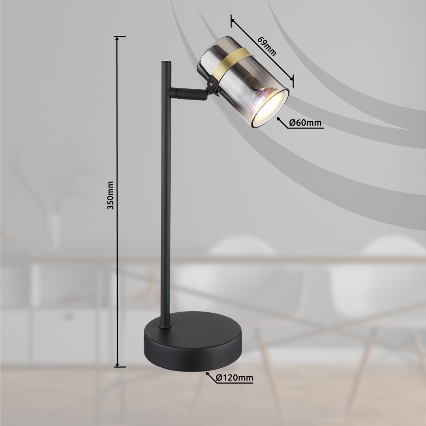 Globo - Candeeiro de mesa 1xGU10/8W/230V