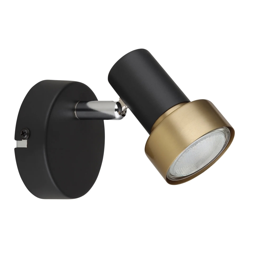 Globo - Foco de parede 1xGU10/25W/230V preto/dourado