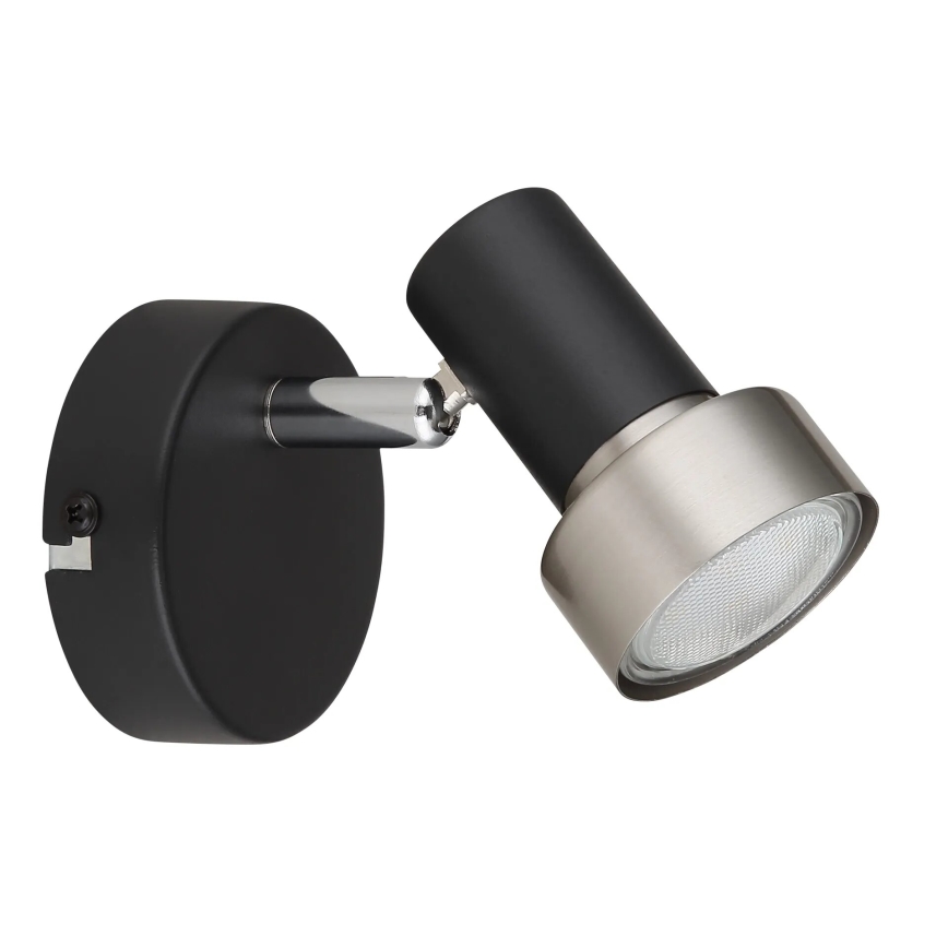 Globo - Foco de parede 1xGU10/25W/230V preto/prateado