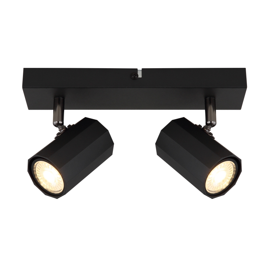 Globo - Foco 2xGU10/25W/230V preto