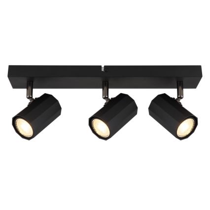 Globo - Foco 3xGU10/25W/230V preto