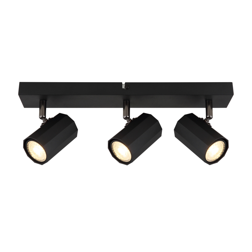 Globo - Foco 3xGU10/25W/230V preto
