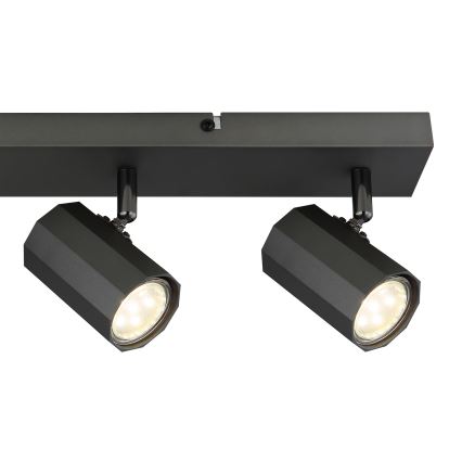Globo - Foco 4xGU10/25W/230V preto