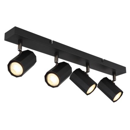 Globo - Foco 4xGU10/25W/230V preto