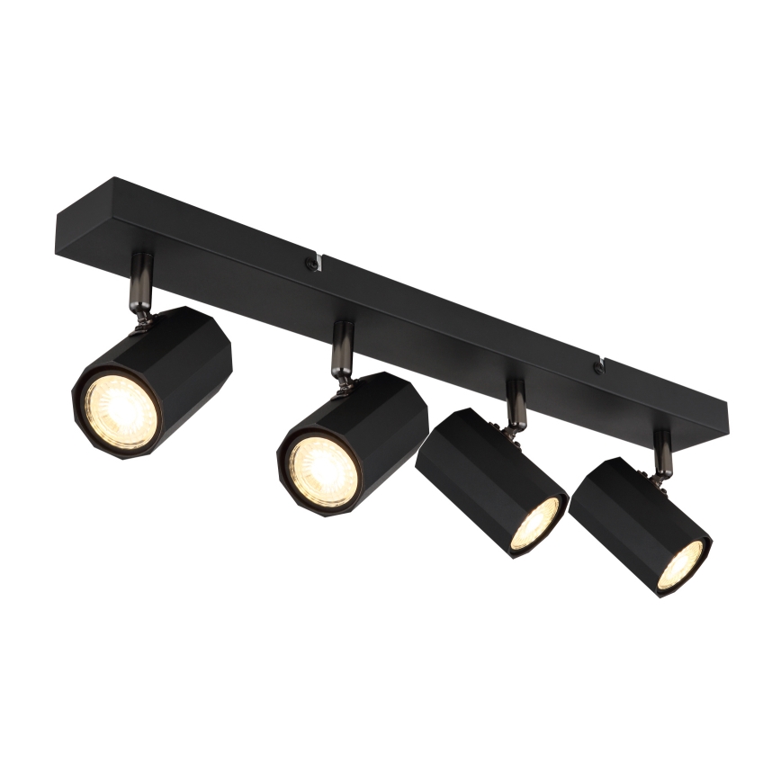 Globo - Foco 4xGU10/25W/230V preto