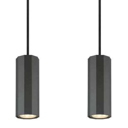 Globo - Candeeiro suspenso 4xGU10/25W/230V preto