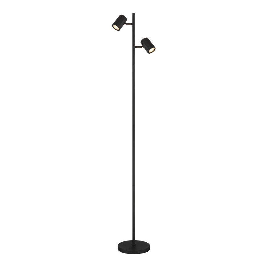 Globo - Candeeiro de chão 2xGU10/5W/230V preto