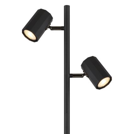Globo - Candeeiro de chão 2xGU10/5W/230V preto