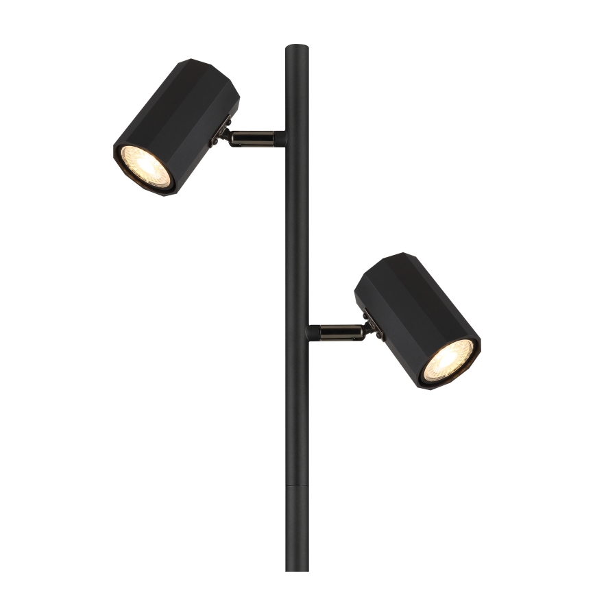 Globo - Candeeiro de chão 2xGU10/5W/230V preto