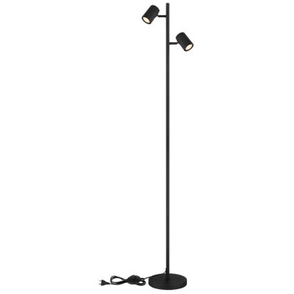 Globo - Candeeiro de chão 2xGU10/5W/230V preto