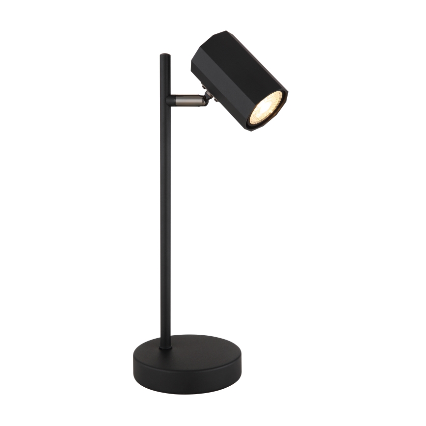 Globo - Candeeiro de mesa 1xGU10/5W/230V preto