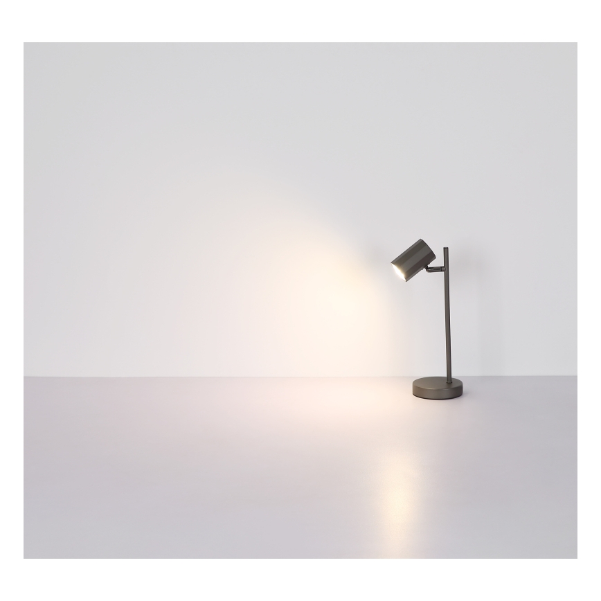 Globo - Candeeiro de mesa 1xGU10/5W/230V preto