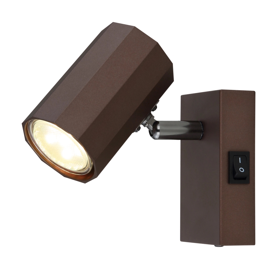 Globo - Foco de parede 1xGU10/25W/230V castanho