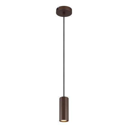Globo - Candeeiro suspenso 1xGU10/25W/230V castanho