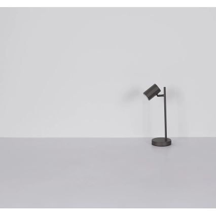 Globo - Candeeiro de mesa 1xGU10/5W/230V castanho