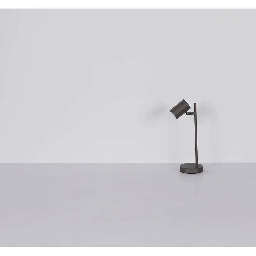 Globo - Candeeiro de mesa 1xGU10/5W/230V castanho