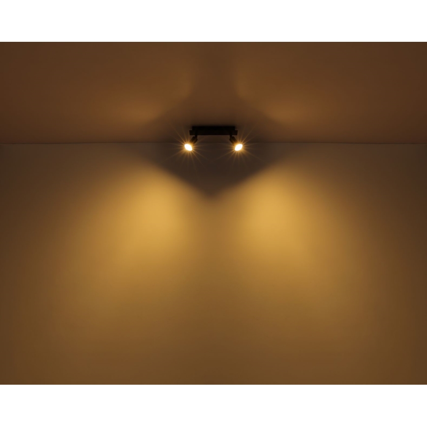 Globo - Foco 2xGU10/35W/230V preto