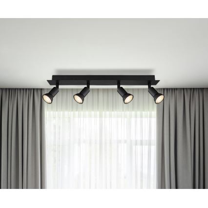 Globo - Foco 4xGU10/35W/230V preto