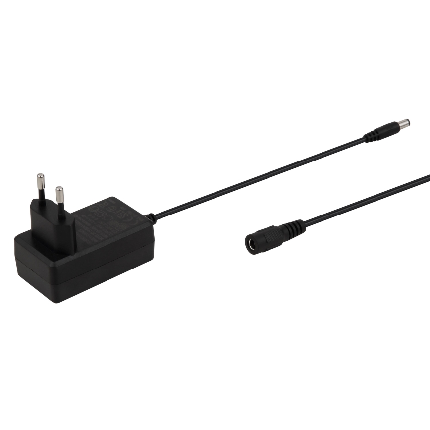 Globo - Candeeiro de chão LED com regulação LED/20W/230V+ LED/5W 3000/4000/6500K preto