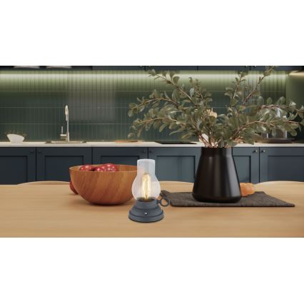 Globo - Candeeiro de mesa tátil LED flexível com regulação LED/1W/3,7V 1200 mAh antracite