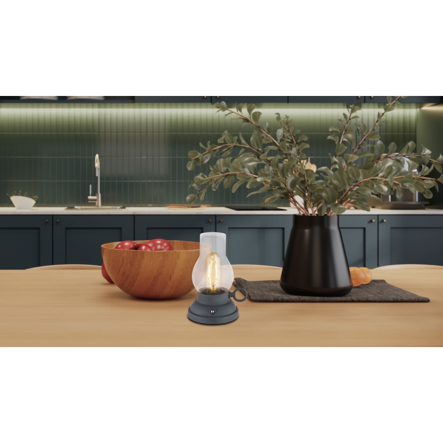 Globo - Candeeiro de mesa tátil LED flexível com regulação LED/1W/3,7V 1200 mAh antracite
