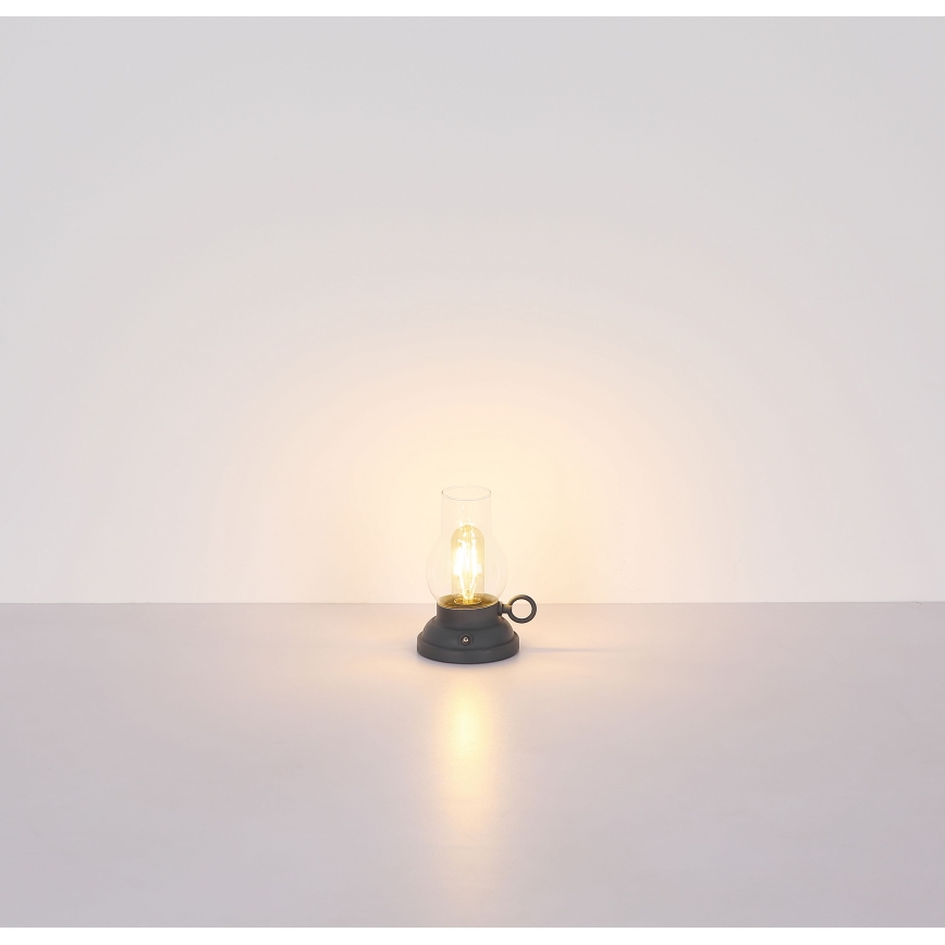 Globo - Candeeiro de mesa tátil LED flexível com regulação LED/1W/3,7V 1200 mAh antracite