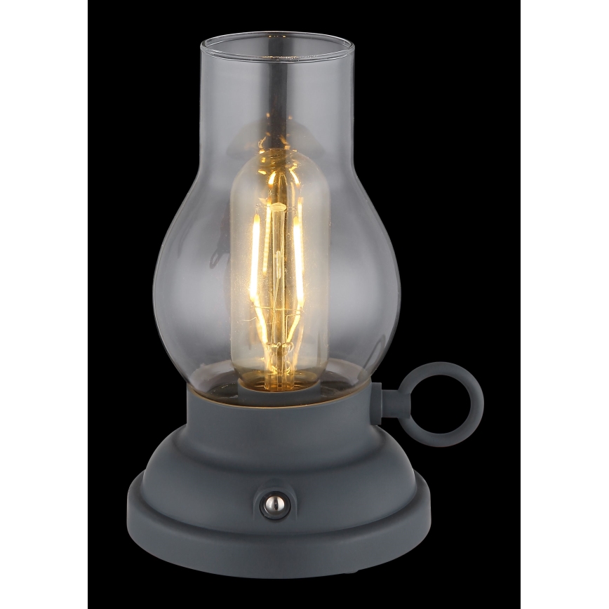 Globo - Candeeiro de mesa tátil LED flexível com regulação LED/1W/3,7V 1200 mAh antracite