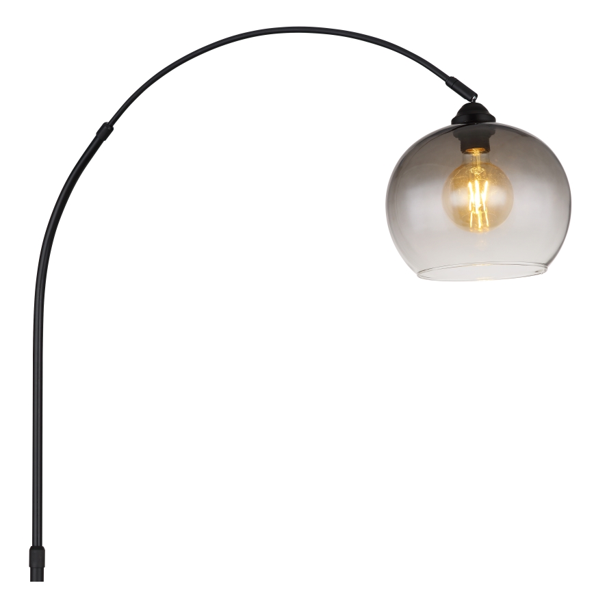 Globo - Candeeiro de chão 1xE27/60W/230V preto