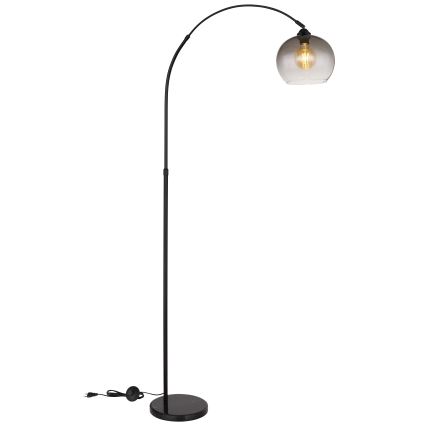 Globo - Candeeiro de chão 1xE27/60W/230V preto