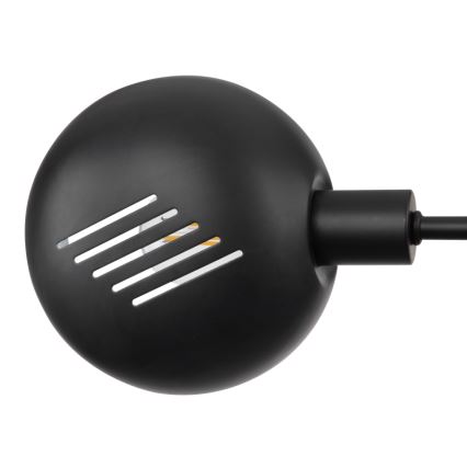 Globo - Candeeiro de chão 5xE14/40W/230V preto