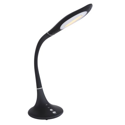 Globo - Candeeiro de mesa tátil LED flexível com regulação LED/9W/230V 3000/4500/6500K preto