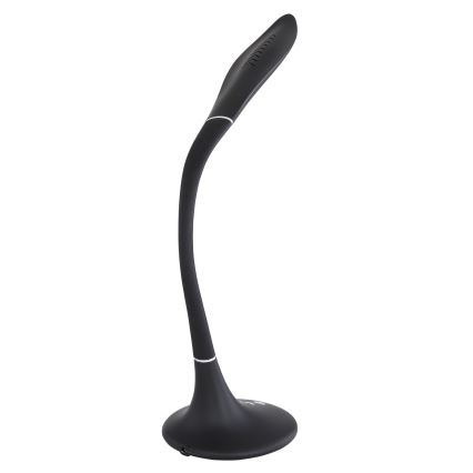 Globo - Candeeiro de mesa tátil LED flexível com regulação LED/9W/230V 3000/4500/6500K preto