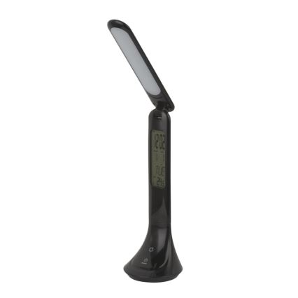 Globo - Candeeiro de mesa LED com regulação e ecrã LED/4W/230V 2200 mAh preto
