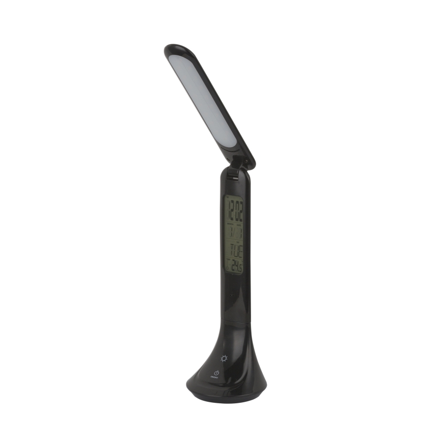 Globo - Candeeiro de mesa LED com regulação e ecrã LED/4W/230V 2200 mAh preto
