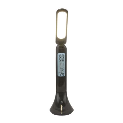 Globo - Candeeiro de mesa LED com regulação e ecrã LED/4W/230V 2200 mAh preto