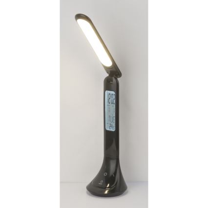 Globo - Candeeiro de mesa LED com regulação e ecrã LED/4W/230V 2200 mAh preto